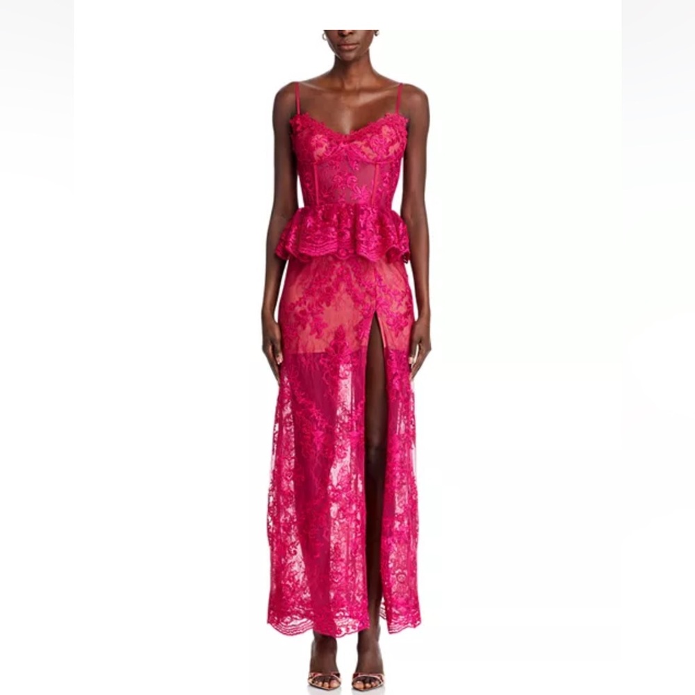 V. Chapman Ophilia Lace Corset Maxi Dress NEW WITH TAGS NEVER WORN